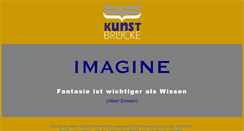 Desktop Screenshot of kunst-bruecke.de